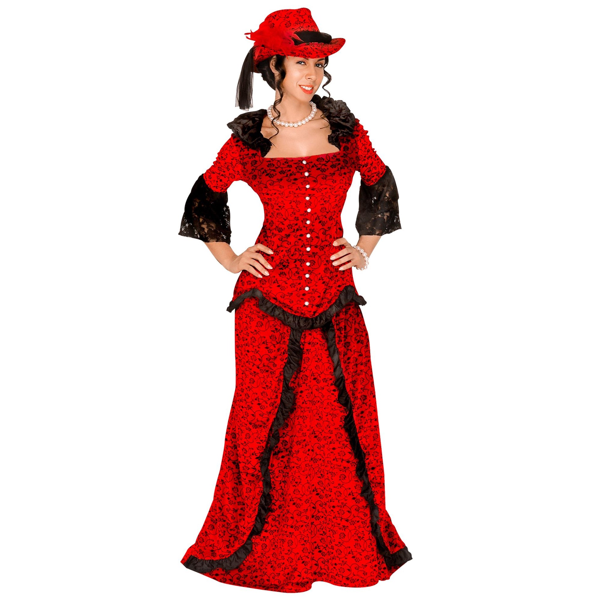 "WESTERN LADY" (Jacke, Rock, Hut) – Vorderansicht