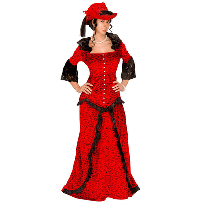 "WESTERN LADY" (Jacke, Rock, Hut) – Vorderansicht