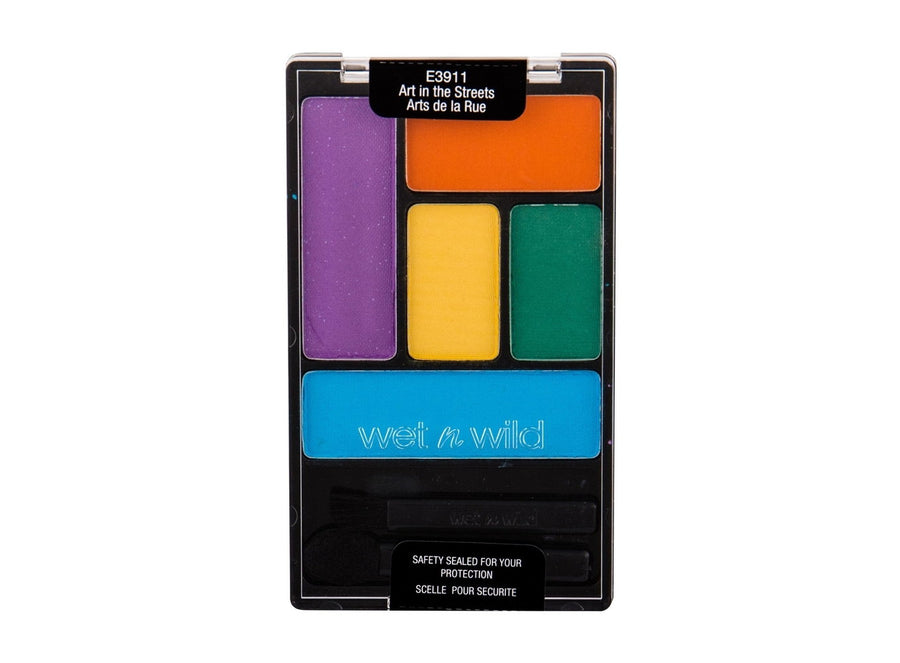 Wet n Wild Color Icon Lidschattenpalette E3911 Kunst auf der Strasse mit 5 Schattierungen, 6 g