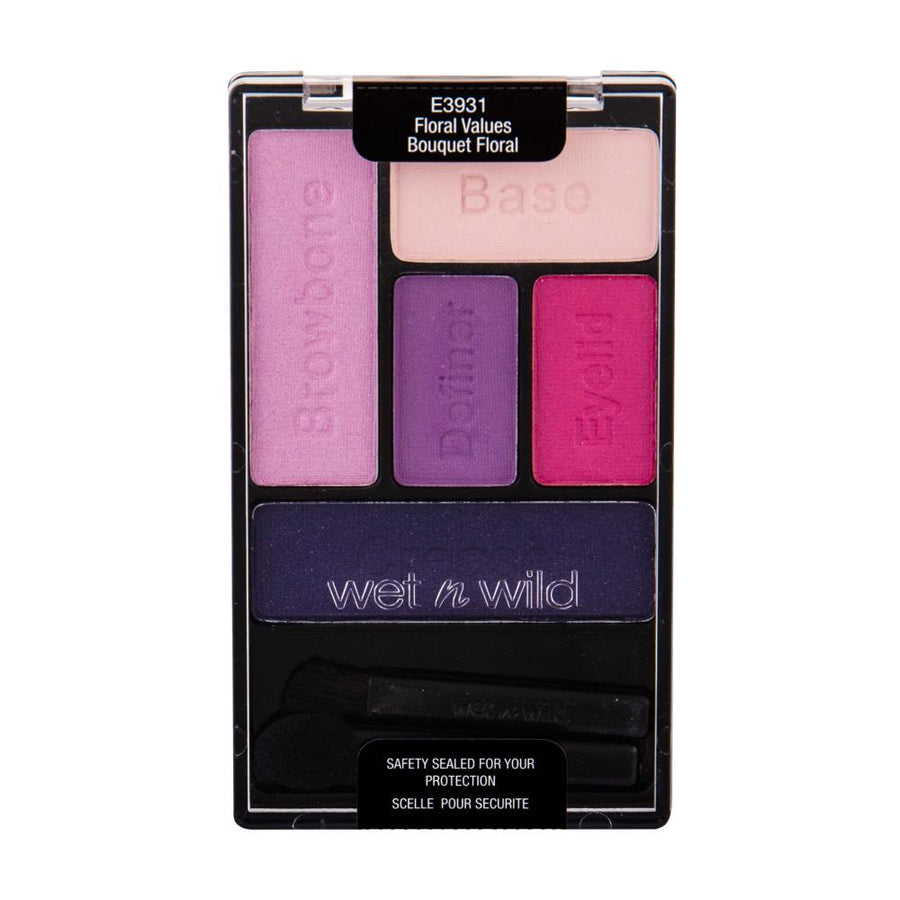 Wet n Wild Color Icon Lidschattenpalette E3931 Blumenwerte mit 5 Schattierungen, 6 g
