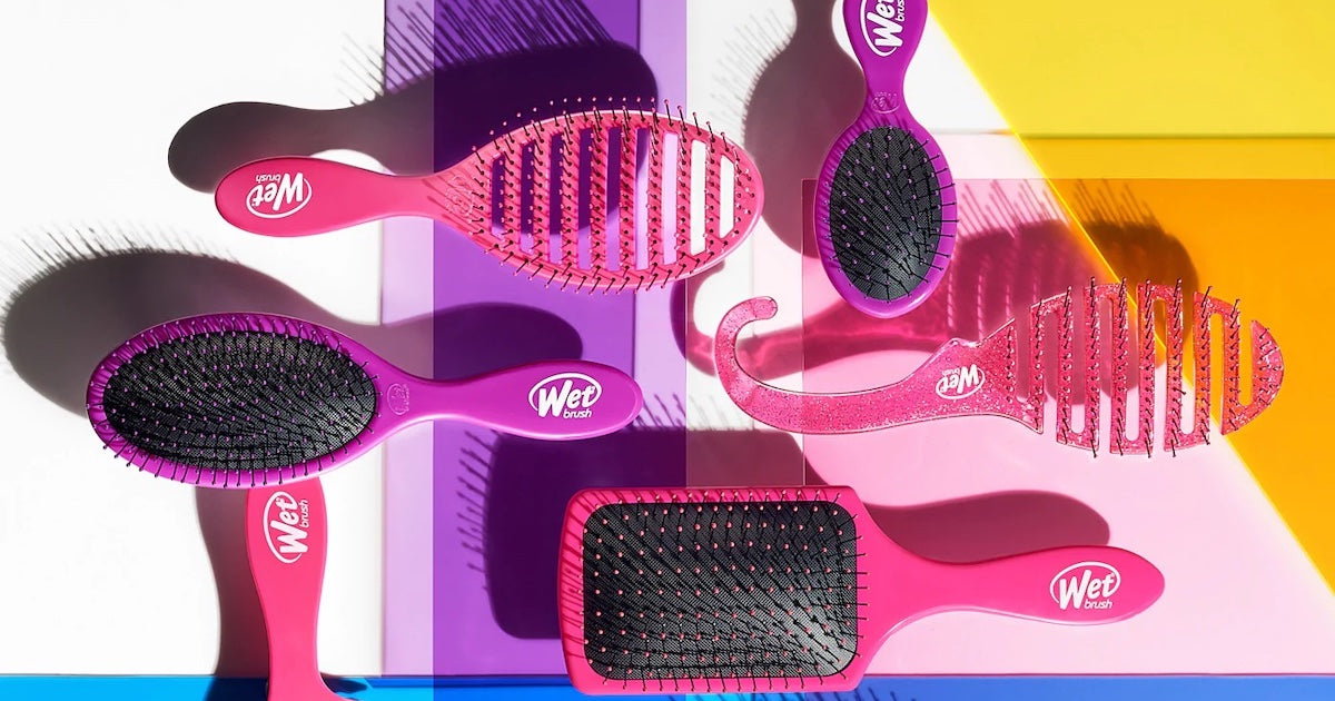 THE WET BRUSH THE WET BRUSH Professional Pro Shine Enhancer Schwarz Haarbürste 1 Stück Kosmetik