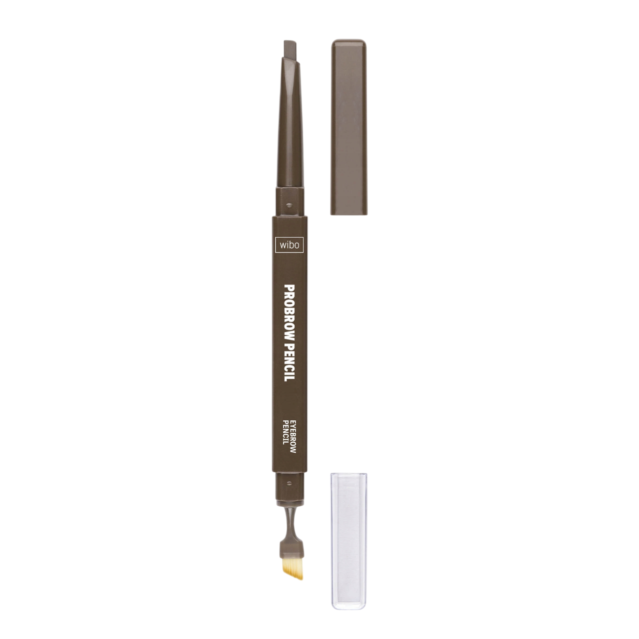 Wibo, ProBrow, Definieren, Augenbrauencreme-Stift & Bürste 2-in-1, 2, Schokoladenbraun, 0.3 g