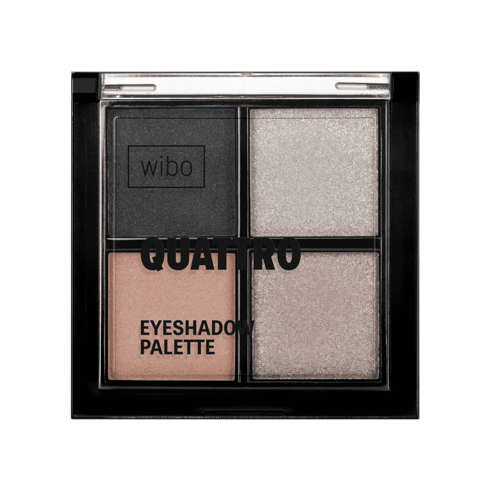 Wibo, Quattro, Lidschattenpalette, 04, 4 Schattierungen, 6 g