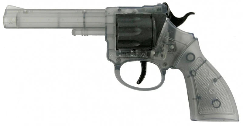 Spielzeugpistole Wicke Jerry Transparent – 100-Schuss Actionpistole – Detailansicht
