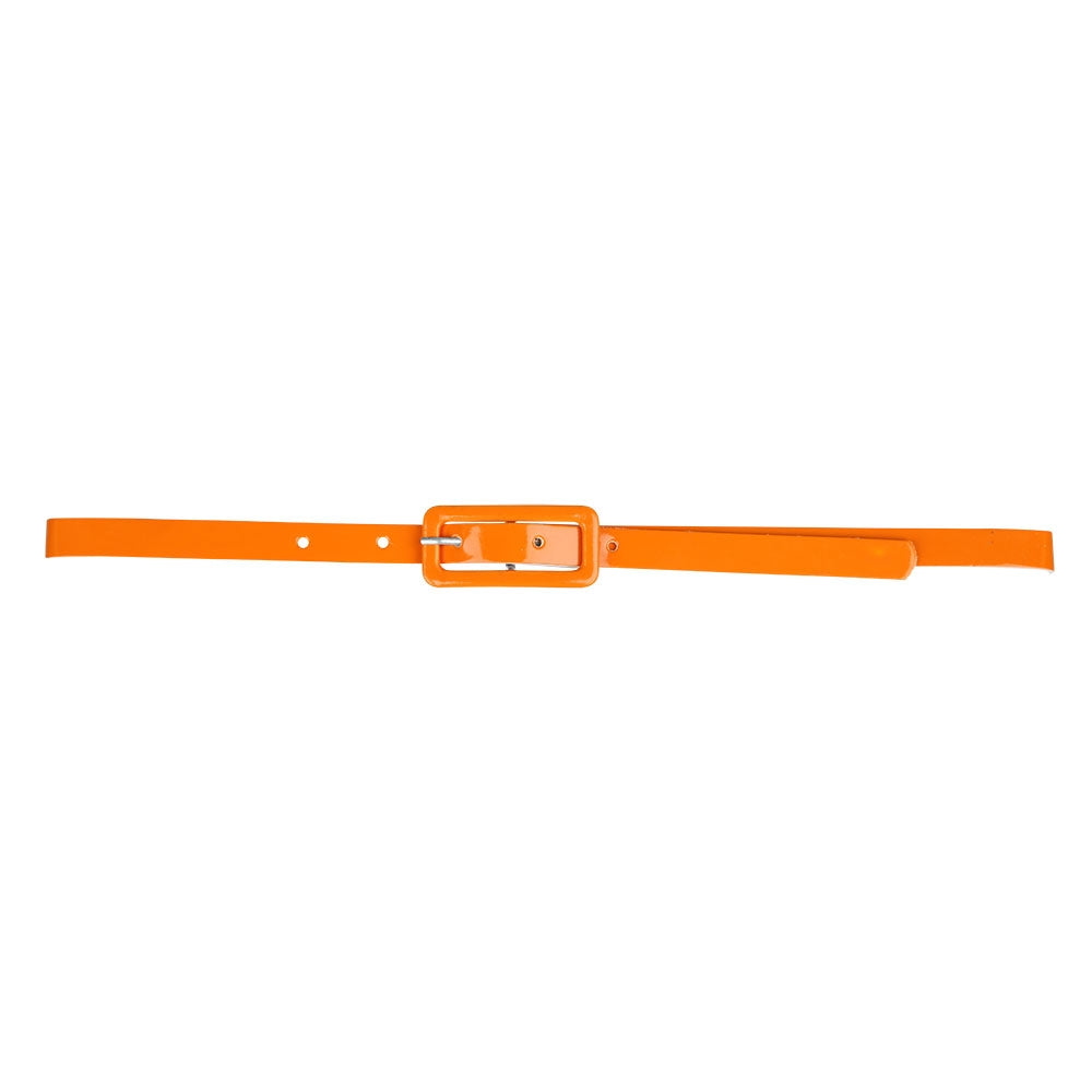Wicked Costumes Neon Orange 80er Retro Neon Flash Gürtel – Vegan Leder