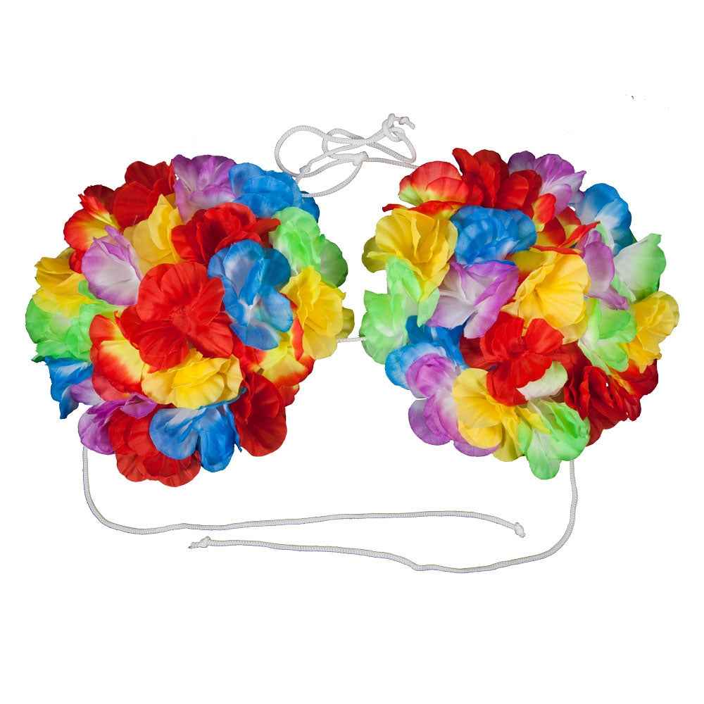 Wicked Costumes Floral Bikini Top – Hawaii 15cm Blumen M-L - Fasnacht24.ch