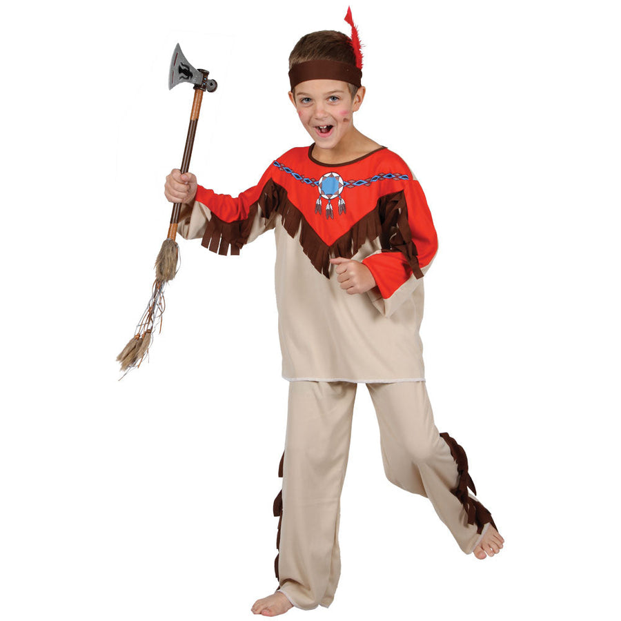 Indianer Jungenkostüm 5-7 Jahre Wicked Costumes 3-teiliges Set