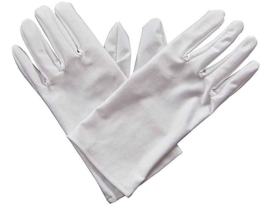 Wicked Costumes Herren Handschuhe Klassisch Kurz Weiss Atmosphaerenbild