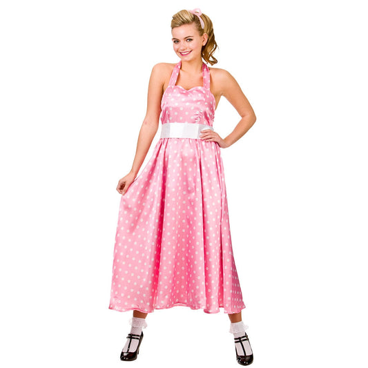 Wicked Costumes Pink Ladies 50s Bopper Kleid – Rosa Retro Kostüm - Fasnacht24.ch