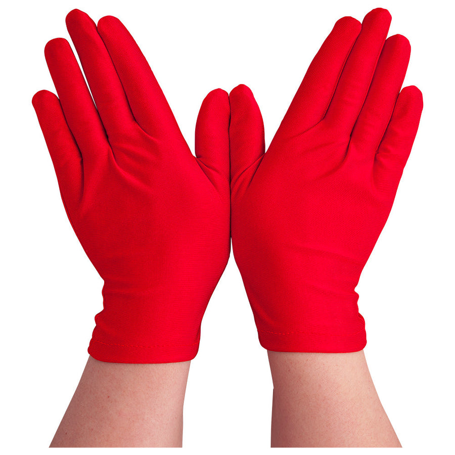 Wicked Costumes Rote Damen Handschuhe – Warmes Acryl, Elastische Passform - Fasnacht24.ch