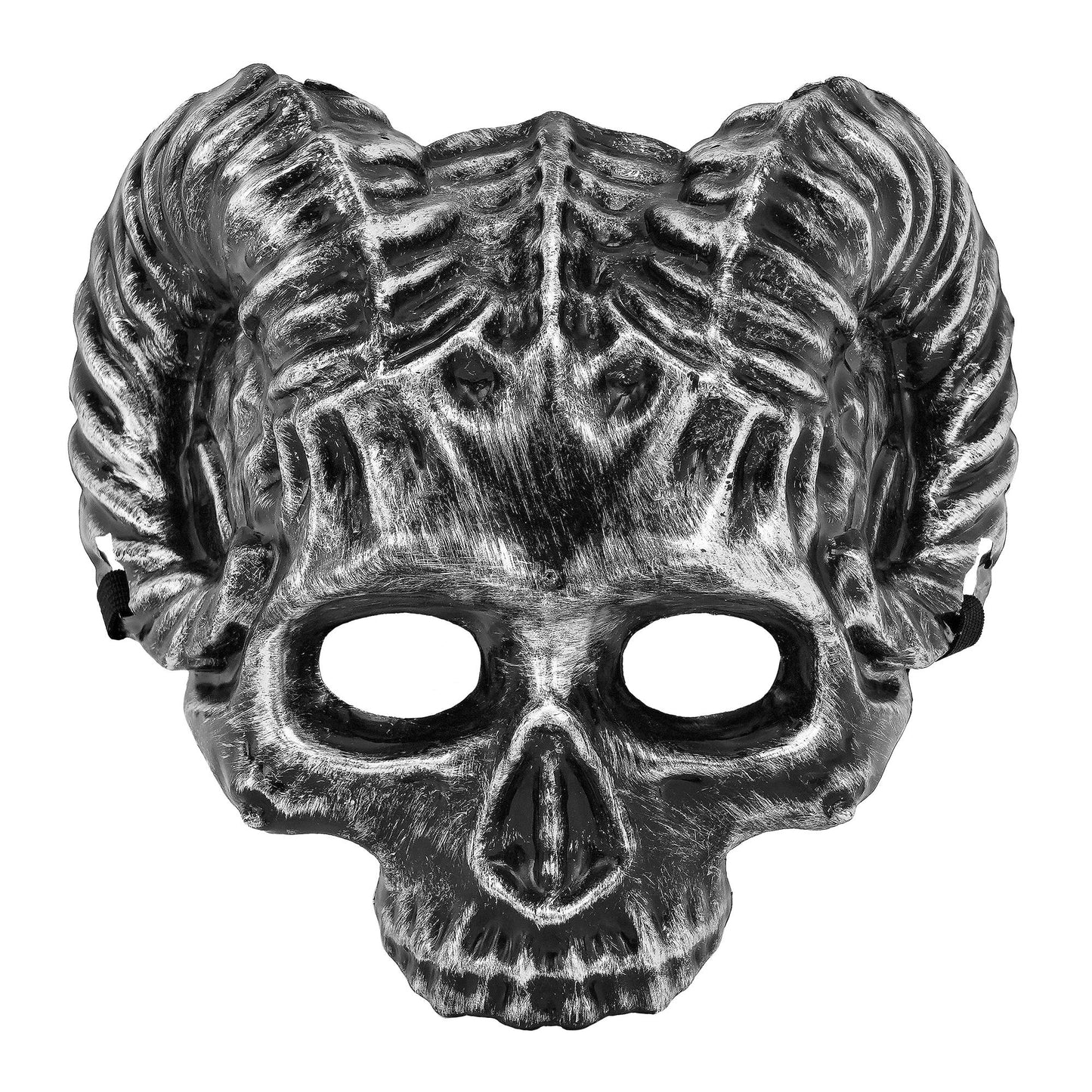 "WIDDER TOTENKOPMASKE AUS HARDPLASTIK" – Vorderansicht