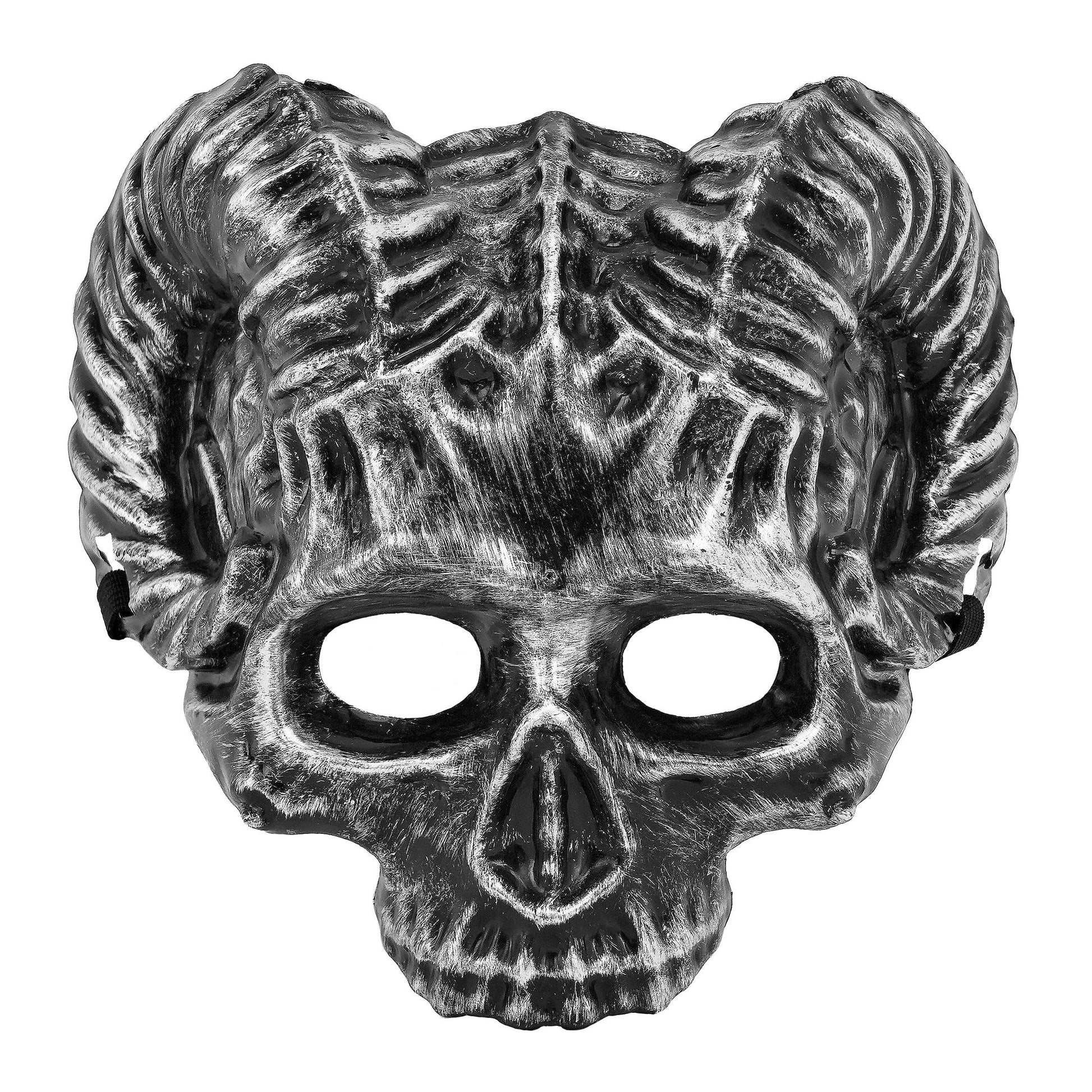 "WIDDER TOTENKOPMASKE AUS HARDPLASTIK" – Vorderansicht