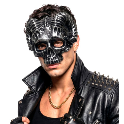 "WIDDER TOTENKOPMASKE AUS HARDPLASTIK" – Ansicht 3