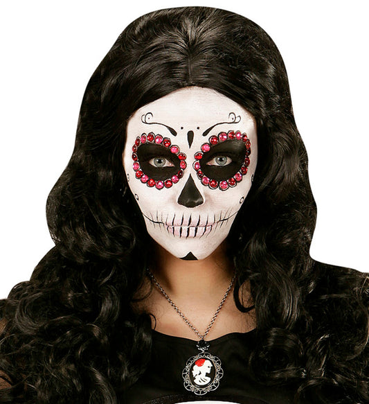 Widmann Selbstklebende Strasssteine – 40 Stück Rot und Pink - Fasnacht24.ch