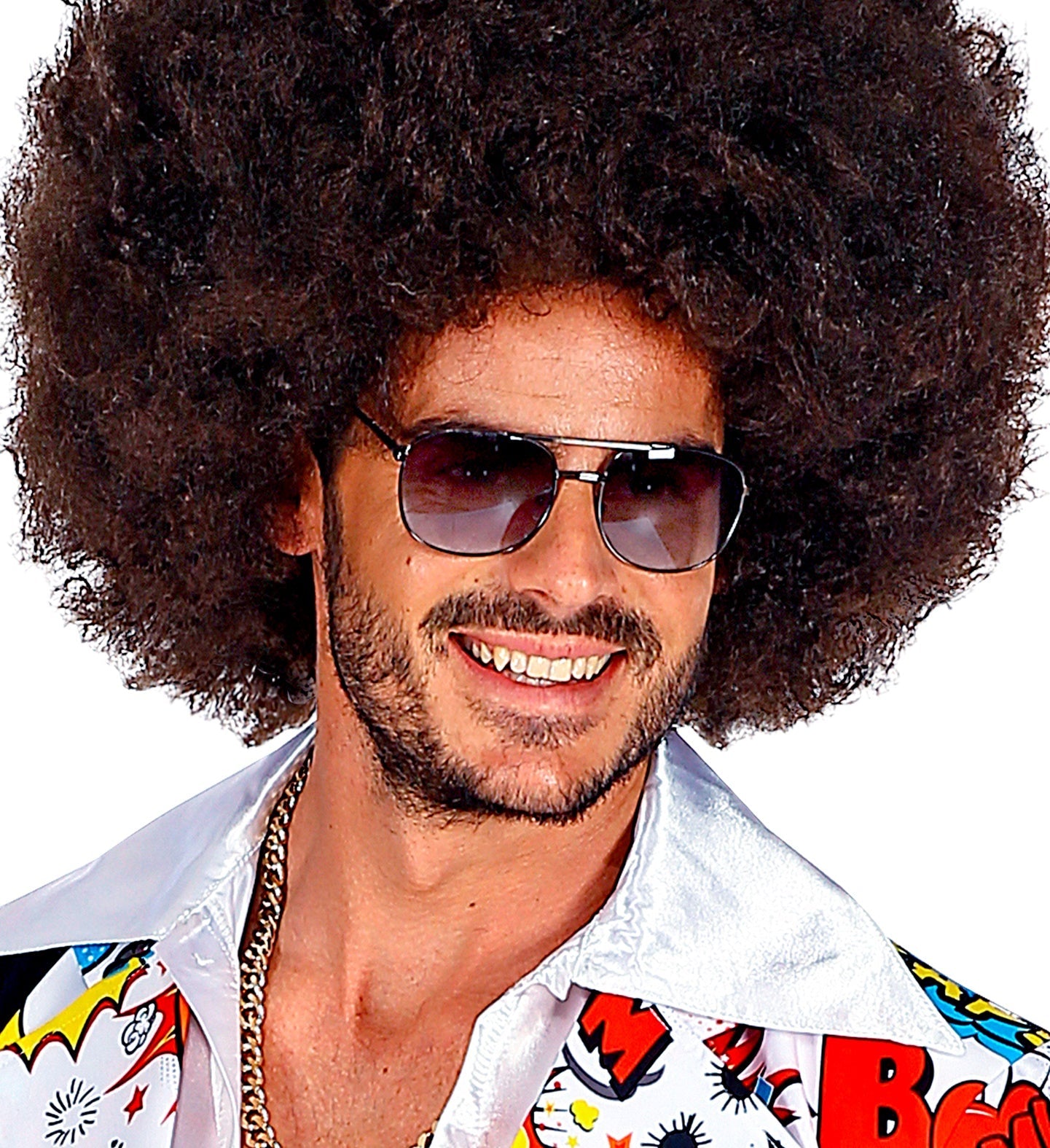 Unisex 80s retro character glasses with tinted UV-400 lenses and lightweight plastic frame.