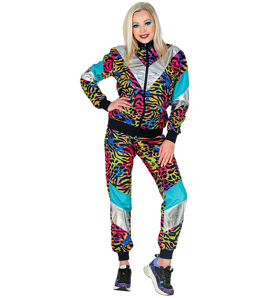 Widmann Zebra Tracksuit Unisex 80er Jahre Jogginganzug – Detailansicht