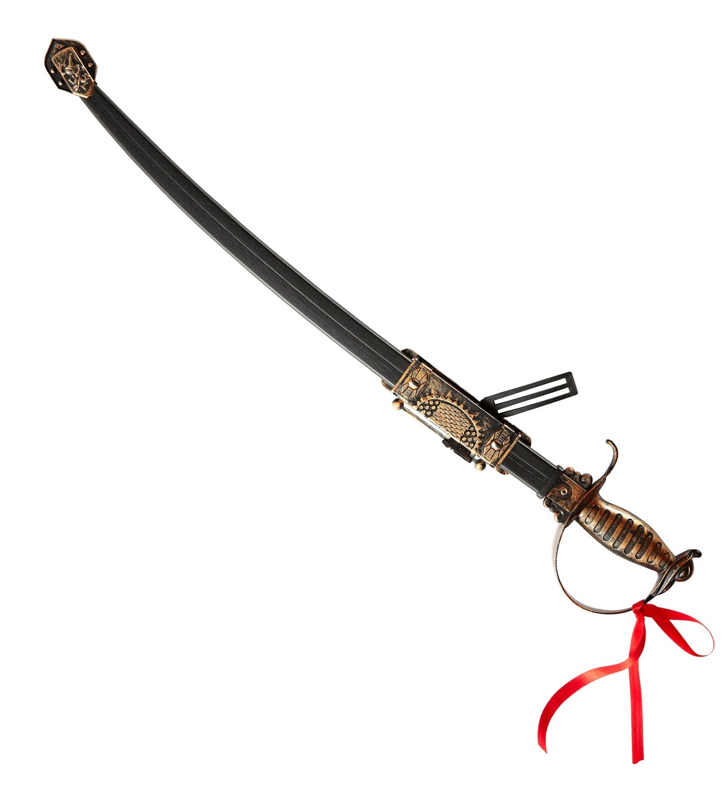 Dekoratives Florett mit geätzter Klinge, 68 cm, handgefertigter Griff und leichter Schutz.