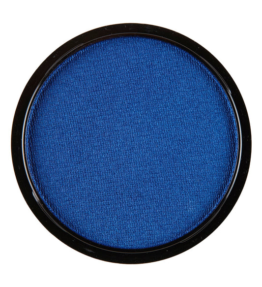 Widmann Metallic Blau Aqua Gesichts- und Körperfarbe in einer 15g Dose, wasseraktiv.