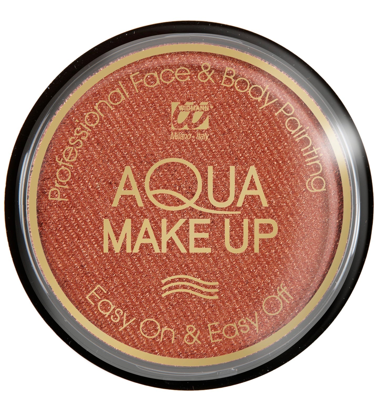 Widmann Metallisiert Bronze Aqua Schminke – 15g Wasseraktiv Makeup - Fasnacht24.ch