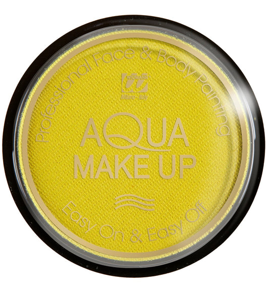 Aqua Schminke Pastell Gelb – Widmann Wasserbasierte Gesichtsmalerei 15g - Fasnacht24.ch