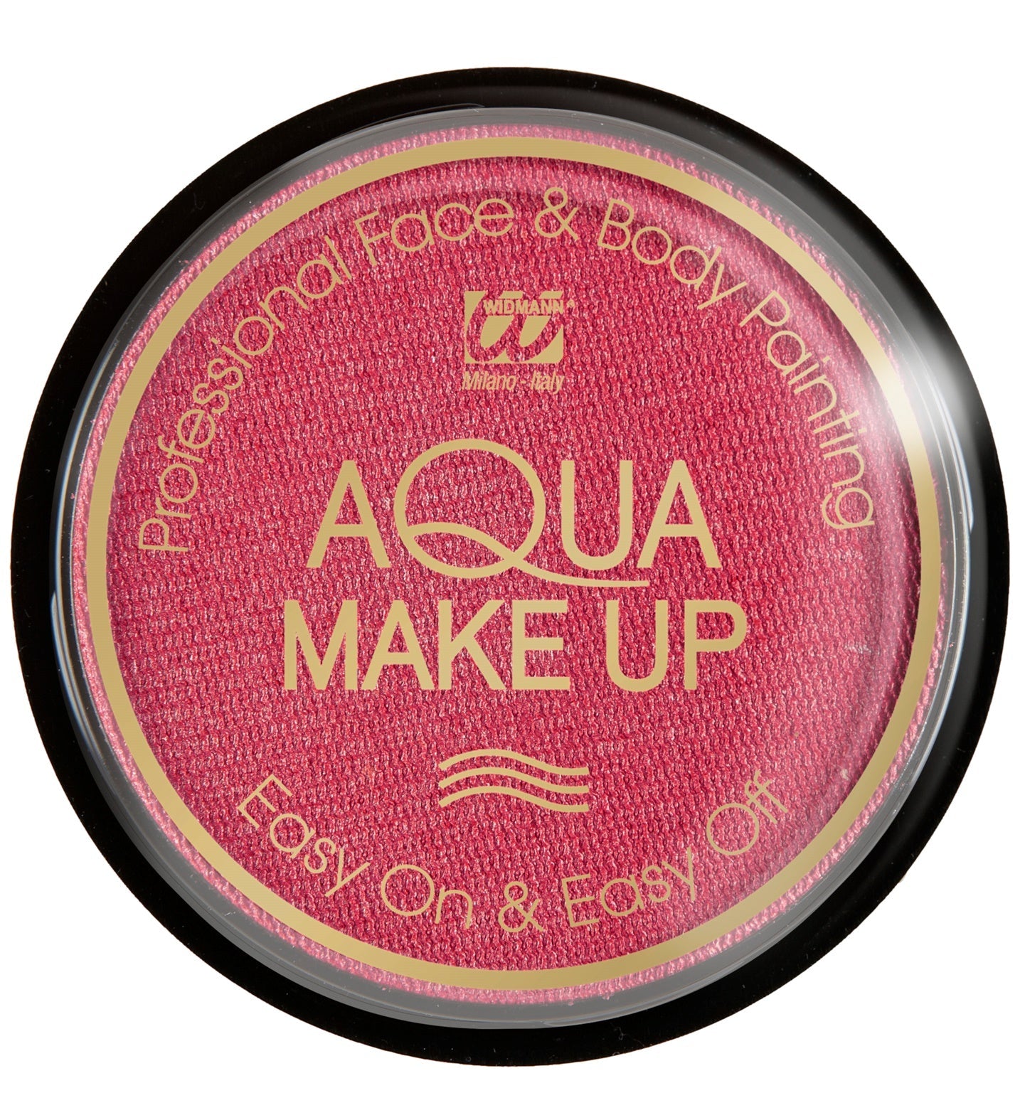 Metallic pinkes Aqua-Schminkprodukt von Widmann in 15g Dose mit schimmerndem Finish