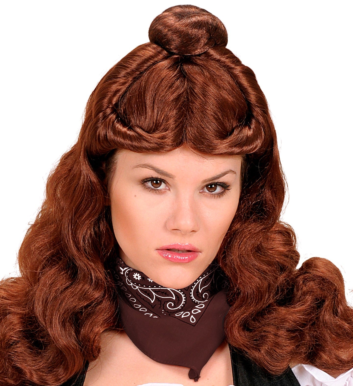 Braunes Bandana Tuch aus 100% Baumwolle, 55x55cm, vielseitig einsetzbar.