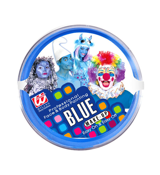 Blaues Gesicht Und Körper Make-Up – Widmann 25g Cremige Formel - Fasnacht24.ch