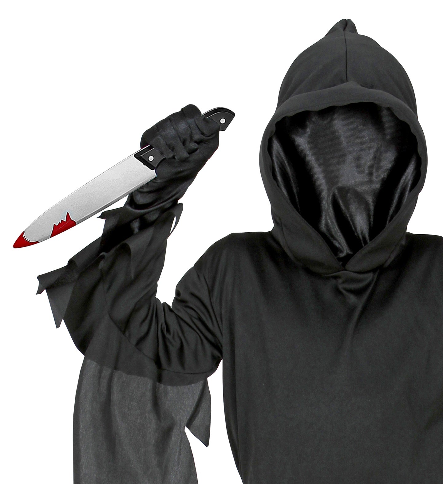 Widmann Bloody Halloween Messer – Realistische 30cm Plastik Dekowaffe - Fasnacht24.ch