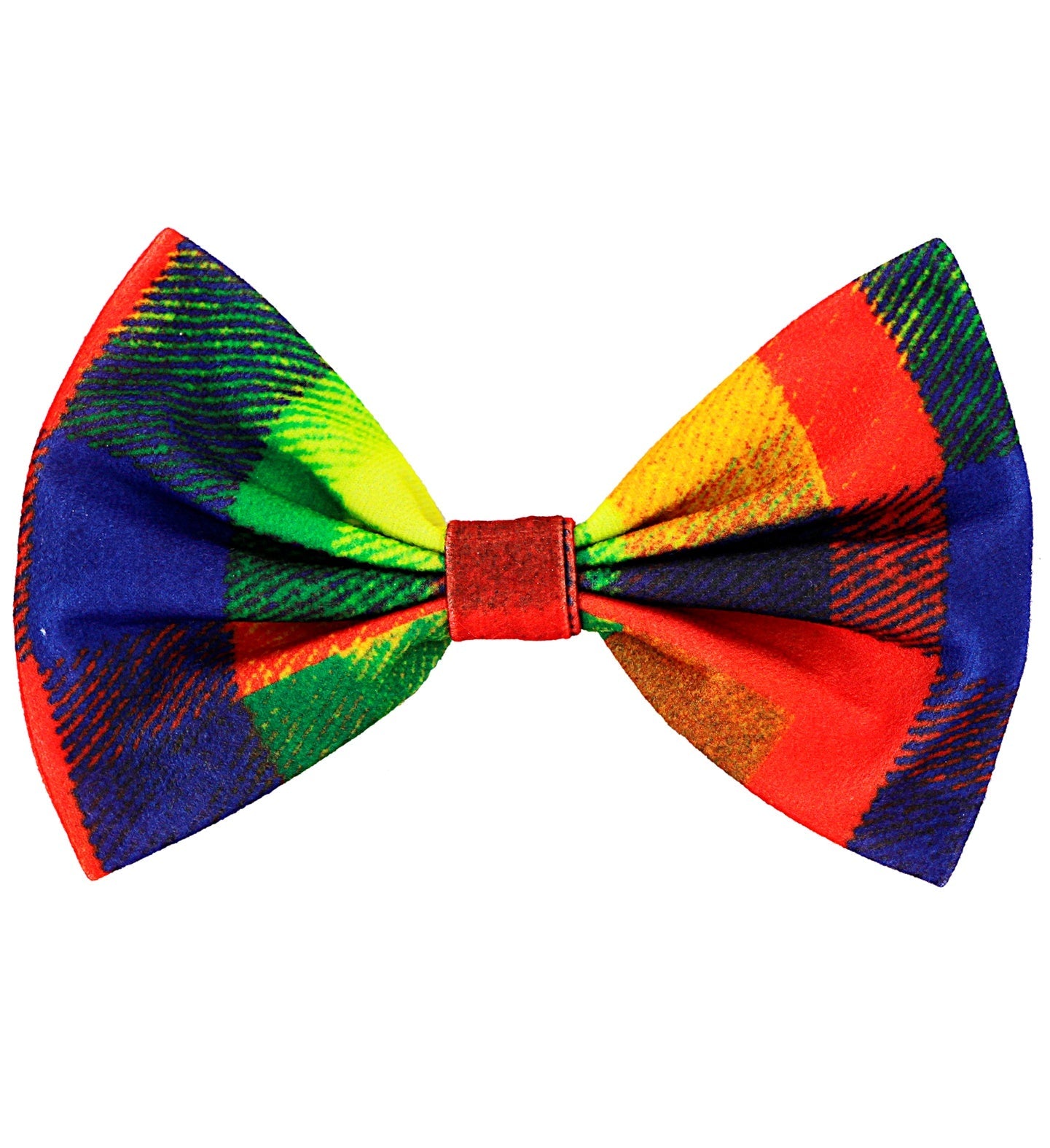Widmann Clown Fliege – Bunte Gemusterte Satin Bow Tie Universalgröße - Fasnacht24.ch