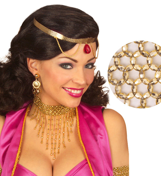 Widmann Gold Perlen Halskette – Elegantes Collier Mit 14K Vergoldung - Fasnacht24.ch