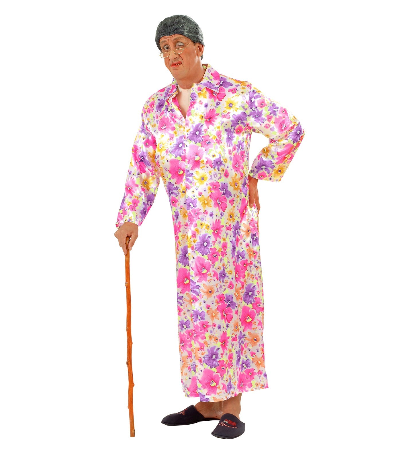 Exhibitionisten Oma mit Sexy Overall & Morgenmantel - Fasnacht24.ch