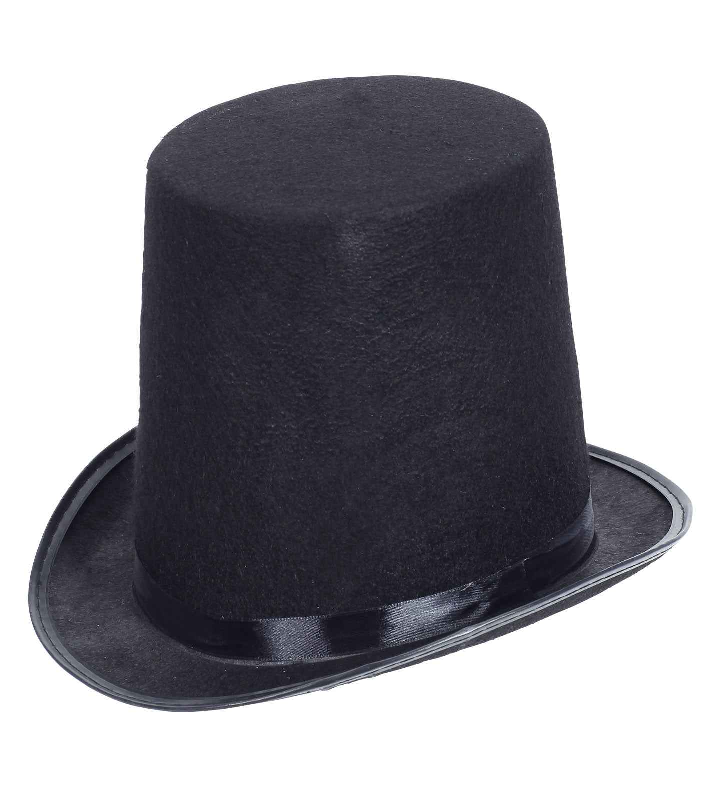 Widmann Extra Large Schwarzer Filz Zylinderhut – Victorian Stil - Fasnacht24.ch