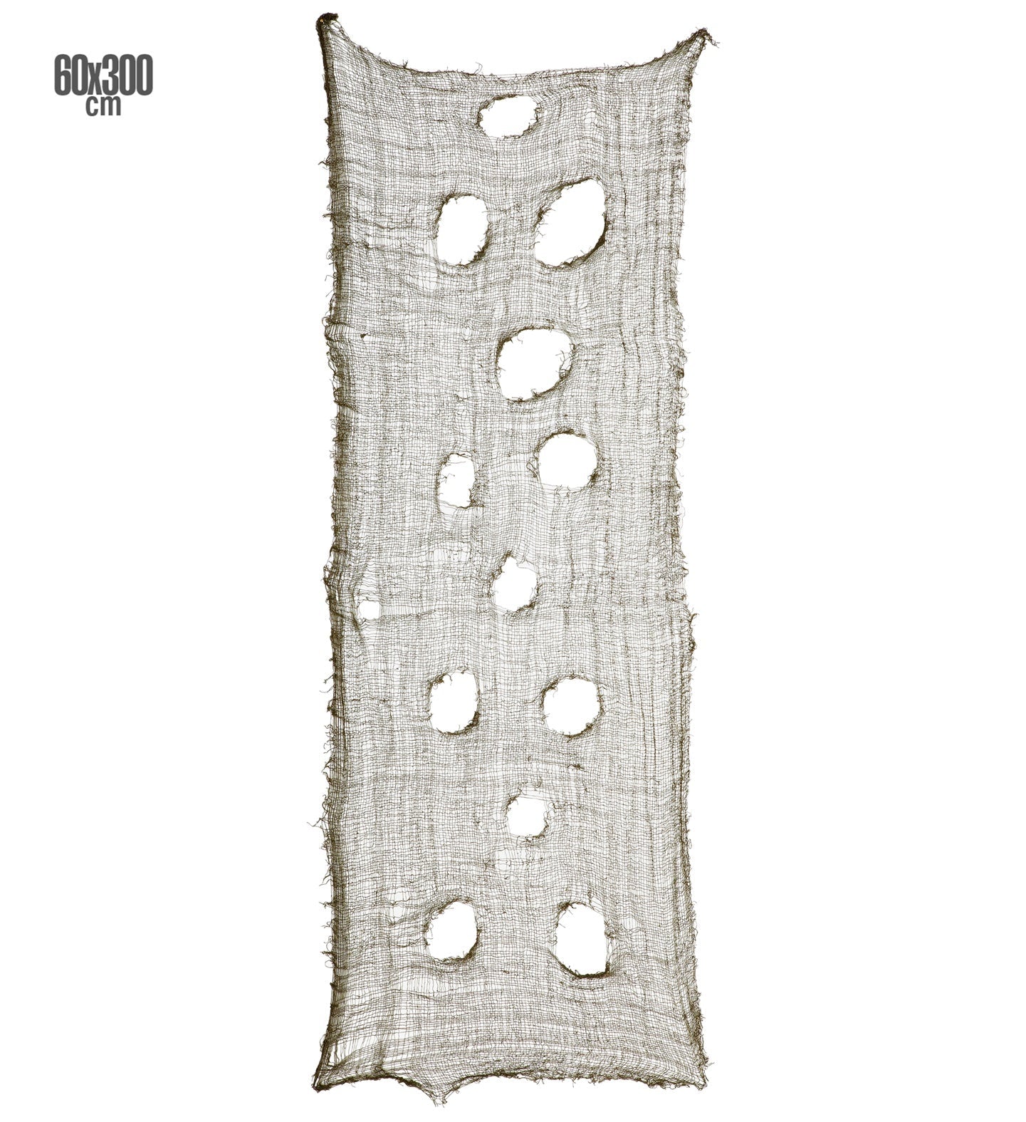 Widmann Grüne Horror Halloween Dekor Stoff – 60x300cm Polyester - Fasnacht24.ch