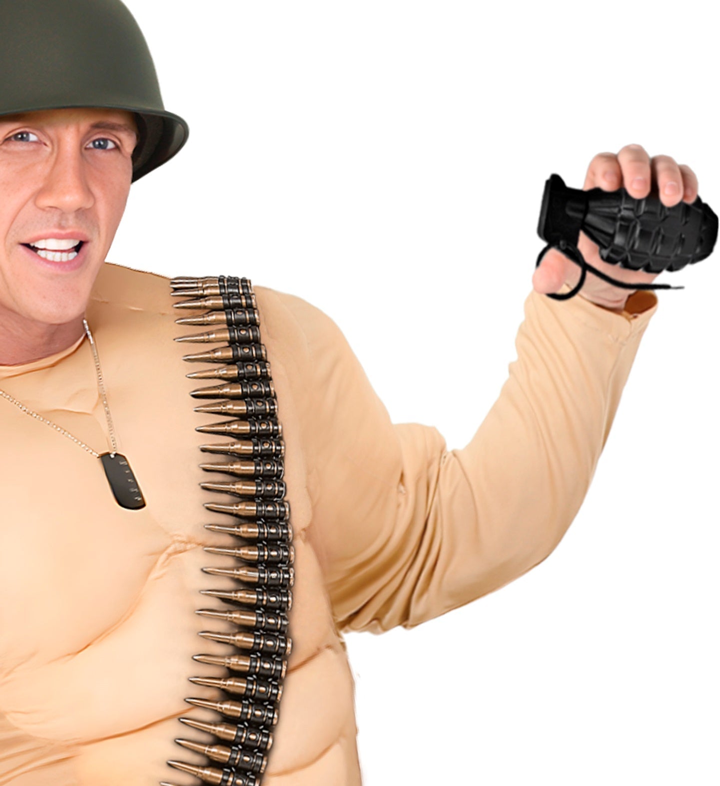 Widmann Handgranate Requisite in mattschwarz, 10 cm, aus leichtem Polymer gefertigt.