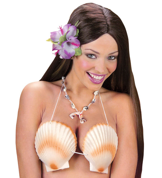 Widmann Hawaiianischer Muschel BH – Verstellbarer Bikini Top Mit Muscheln - Fasnacht24.ch