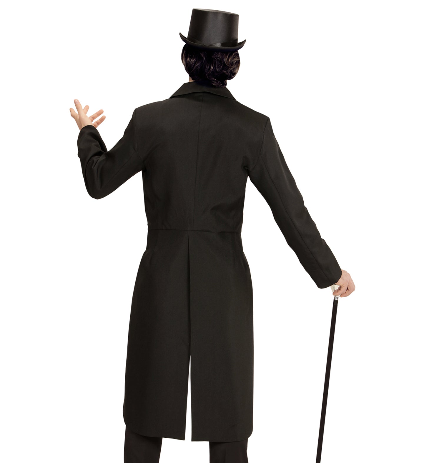 Widmann Herren Smoking – Showtime Lang – Schwarz Satin - Fasnacht24.ch