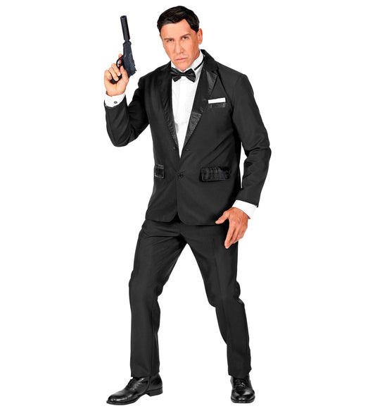 Smoking Herren – Widmann James Bond Tuxedo mit Jackett, Hose & Fliege - Fasnacht24.ch