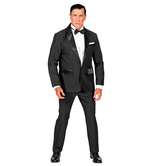 Smoking Herren – Widmann James Bond Tuxedo mit Jackett, Hose & Fliege - Fasnacht24.ch