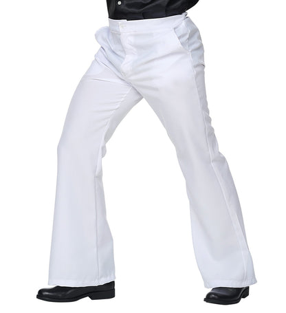 Widmann Hippie Flare Hose Weiss High Waist mit Taschen - Fasnacht24.ch – Produktansicht