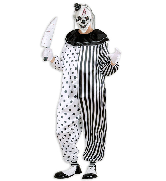 Killer Clown Kostüm Overall Herren – Widmann Horror Pierrot Halloween - Fasnacht24.ch