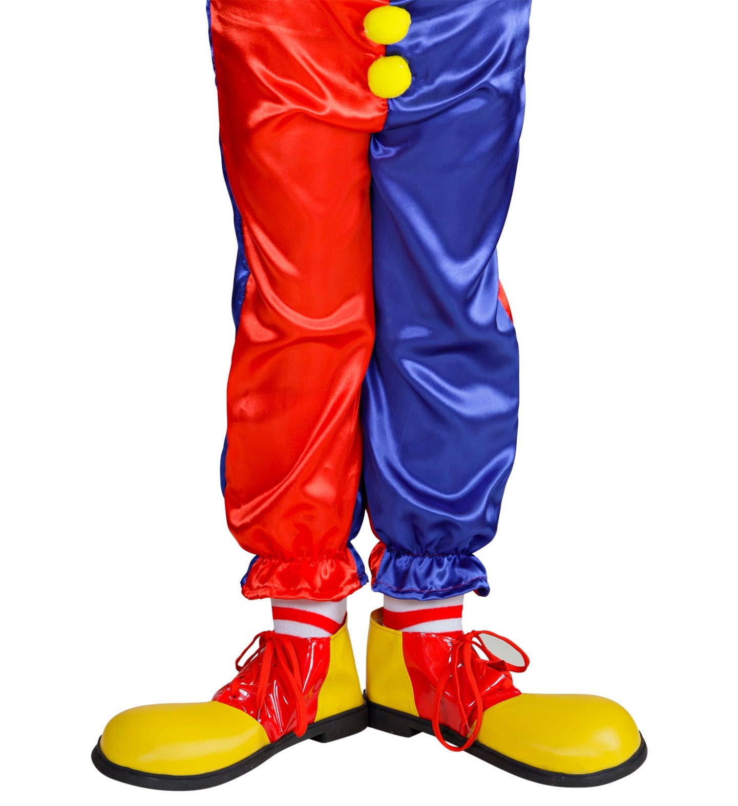 Clown Schuhe Kinder – Widmann Klassisch Bunte Lackoptik, Verstellbar - Fasnacht24.ch
