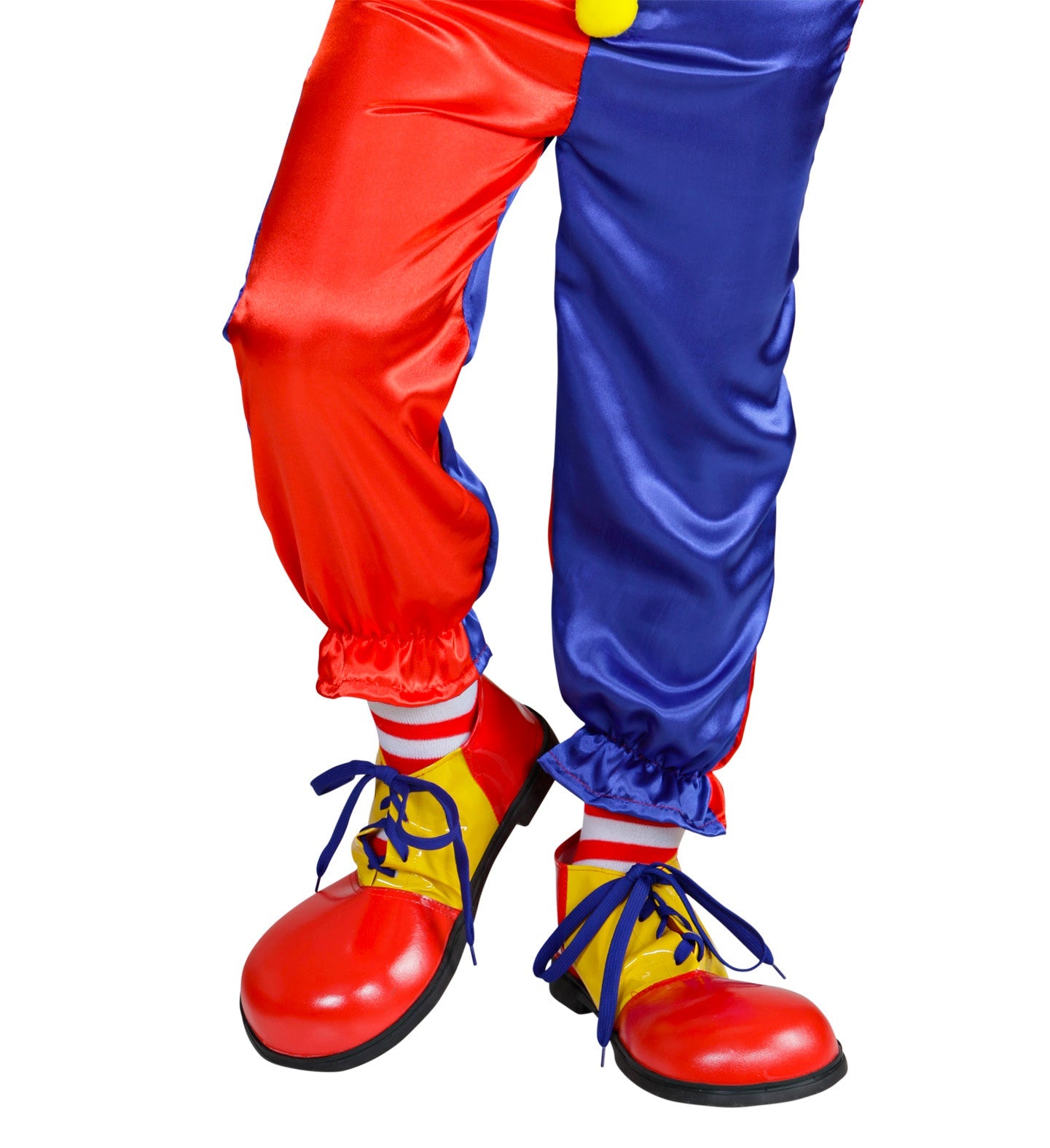 Clown Schuhe Kinder – Widmann Klassisch Bunte Lackoptik, Verstellbar - Fasnacht24.ch