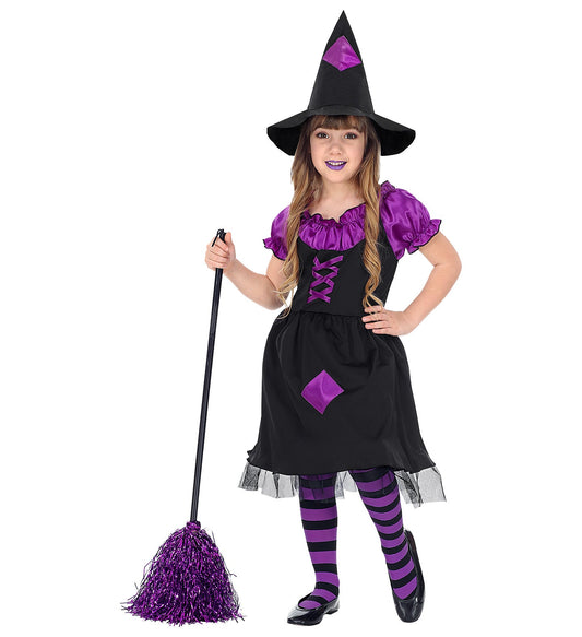 Widmann Kleine Hexe Jana Kinderkostüm – Kleid Mit Hut Und Reifrock - Fasnacht24.ch