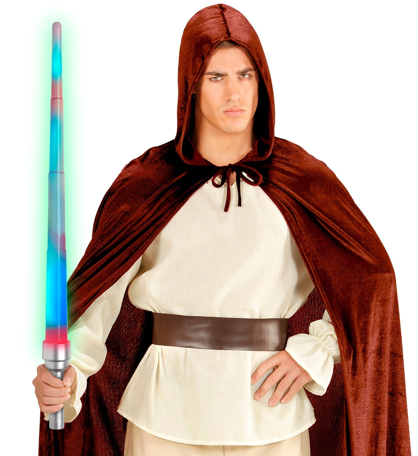 Widmann Lichtschwert 90 cm mit vier Lichtfunktionen und schneller Farbwechsel in Rot, Grün, Blau und Weiß