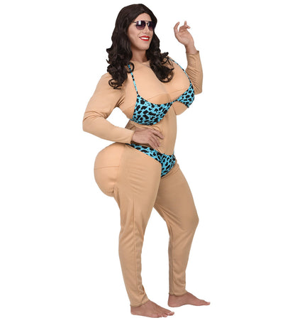 Widmann Miss Bikini Männerkostüm – Lustiges One-Piece Kostüm bis 3XL - Fasnacht24.ch