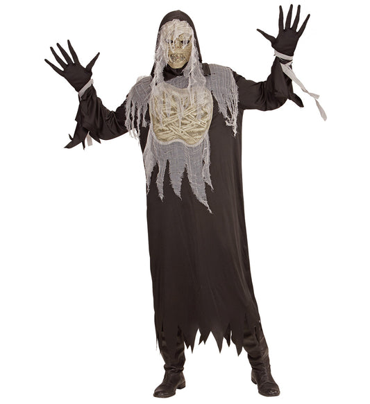 Widmann Mumien Kostüm Herren – Robe Mit Kapuze, Handschuhe & Maske - Fasnacht24.ch