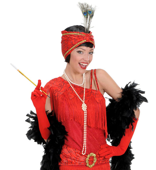 Perlenkette Widmann – 70cm Länge, Ivory, Leichtgewicht - Fasnacht24.ch