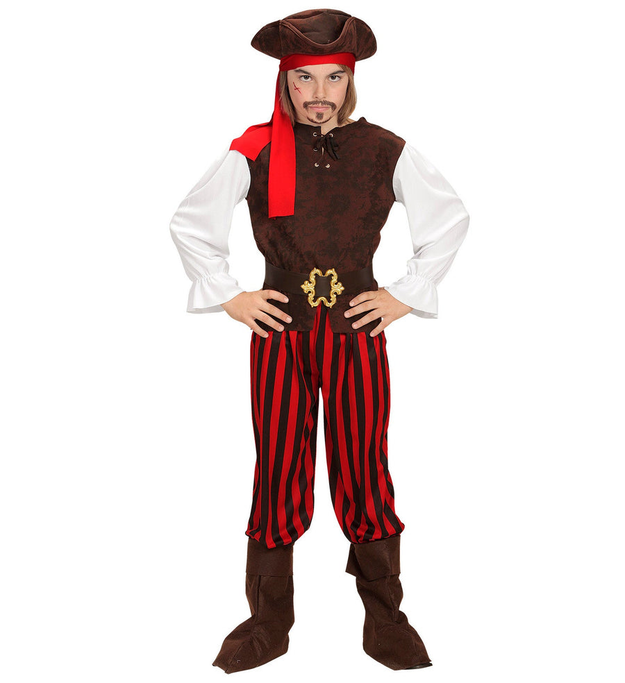 Widmann Piratenkostüm Kinder – Jungen Kostüm Set mit Hut & Weste - Fasnacht24.ch