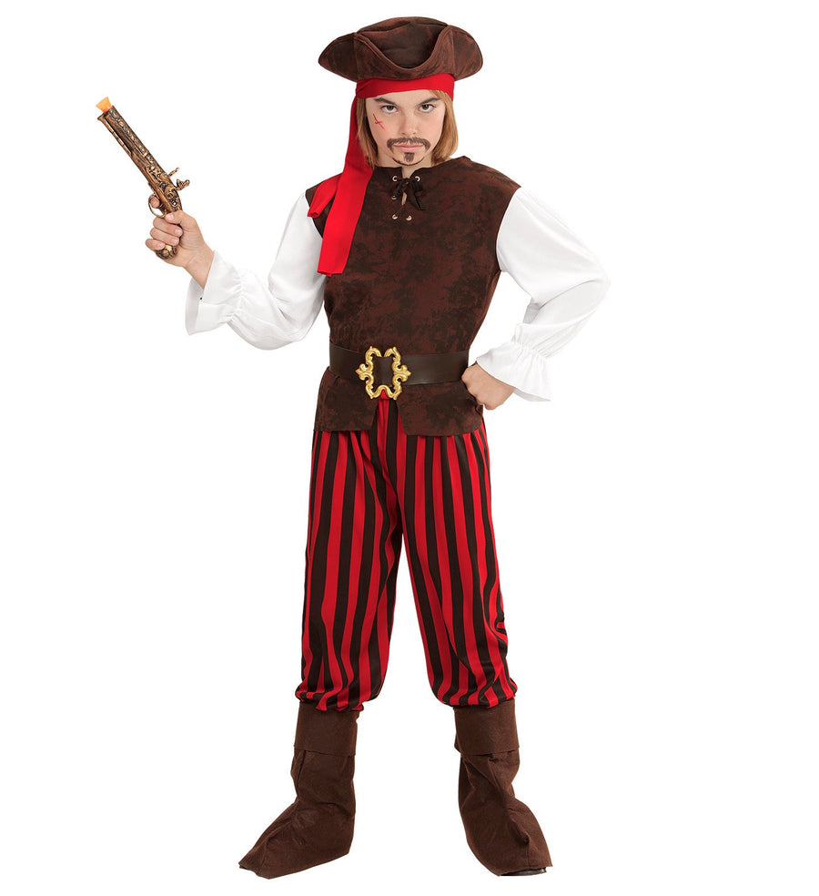 Widmann Piratenkostüm Kinder – Jungen Kostüm Set mit Hut & Weste - Fasnacht24.ch