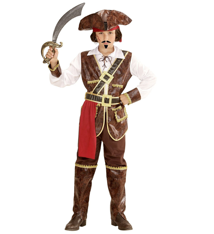 Piratenkostüm Jungen Komplettset – Widmann Atmungsaktiv Mit Hut & Weste - Fasnacht24.ch